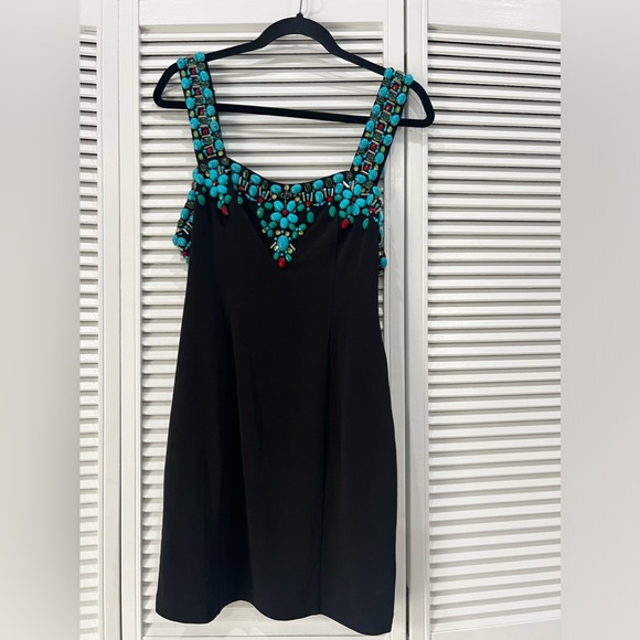 Muse Boston Proper dress, Crystals, Beads & built in slip w/ side zipper Size 8 - Picture 1 of 7
